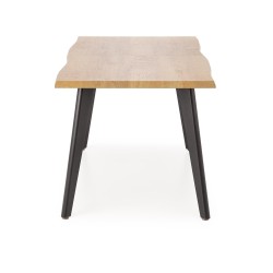 DICKSON 2 stół rozkładany 150-210/90 cm, blat - naturalny, nogi - czarny (2p 1szt)