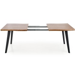 DICKSON stół rozkładany 150-210/90 cm, blat - naturalny, nogi - czarny (2p 1szt)