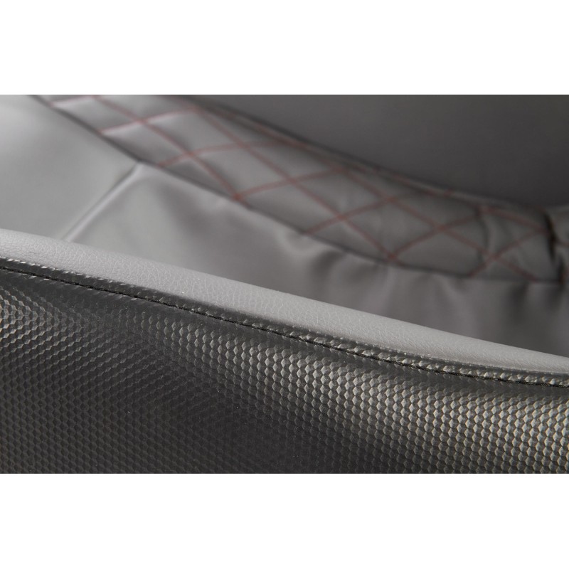 DOPIO fotel wypoczynkowy z funkcją masażu popielaty