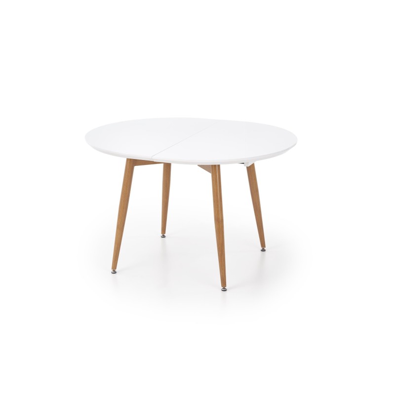 EDWARD stół rozkładany dąb miodowy / biały nogi: dąb miodowy (2p 1szt)