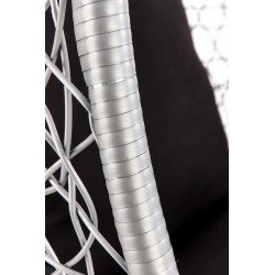 EGGY fotel ogrodowy popielaty / czarny (3p 1szt)