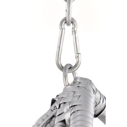 EGGY fotel ogrodowy popielaty / czarny (3p 1szt)