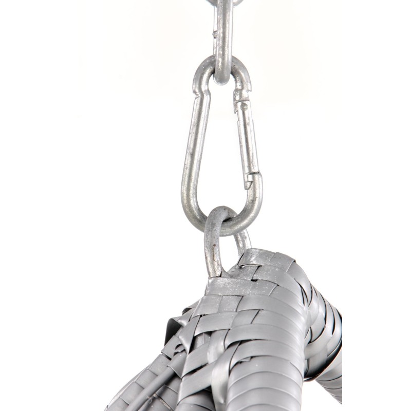 EGGY fotel ogrodowy popielaty / czarny (3p 1szt)