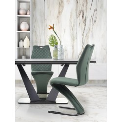 FANGOR stół rozkładany, blat - ciemny popiel, podstawa - czarny (3p 1szt)