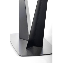 FANGOR stół rozkładany, blat - ciemny popiel, podstawa - czarny (3p 1szt)