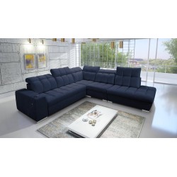 Prisma IX corner sofa with a sleeping function, USB port, and bedding storage - Velvet | Pet friendly, Terra 79 Prisma IX corner sofa with a sleeping function, USB port, and bedding storage - Velvet | Pet friendly, Terra 79