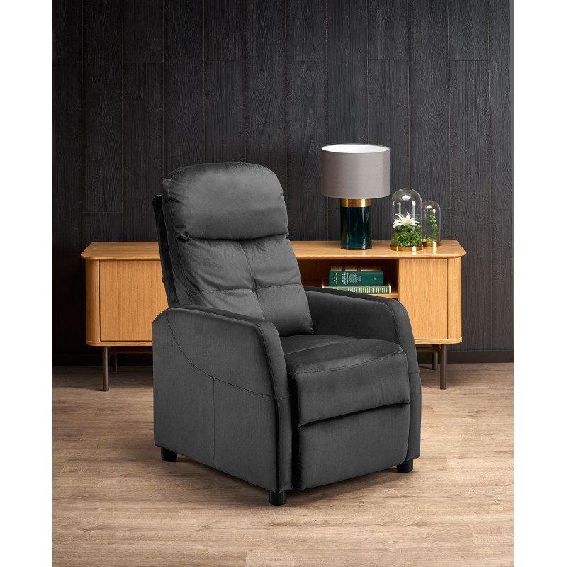 FELIPE 2 fotel wypoczynkowy czarny (2p 1szt)