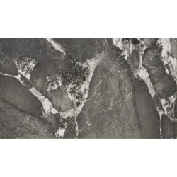 FELIX stół rozkładany, blat - popielaty marmur, nogi - czarny (2p 1szt)