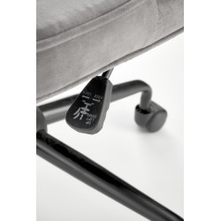 FIDEL fotel gabinetowy popielaty (1p 1szt)