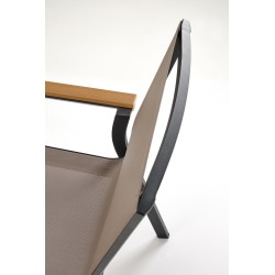 FIERRO krzesło, czarny / popielaty / brązowy (1p 1szt)