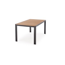 FIERRO stół prostokątny, brązowy / czarny (1p 1szt)