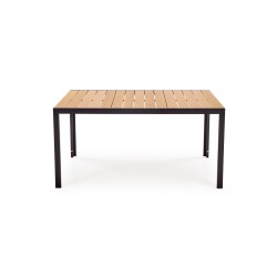FIERRO stół prostokątny, brązowy / czarny (1p 1szt)