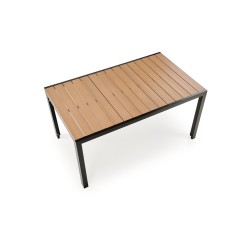 FIERRO stół prostokątny, brązowy / czarny (1p 1szt)