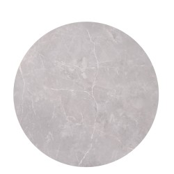 FLAMINGO zestaw 2 ław, popielaty marmur/ czarny (2p 1szt)