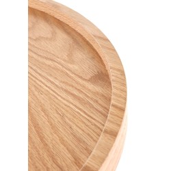 FLORENCE ława dąb naturalny/czarny (1p 1szt)