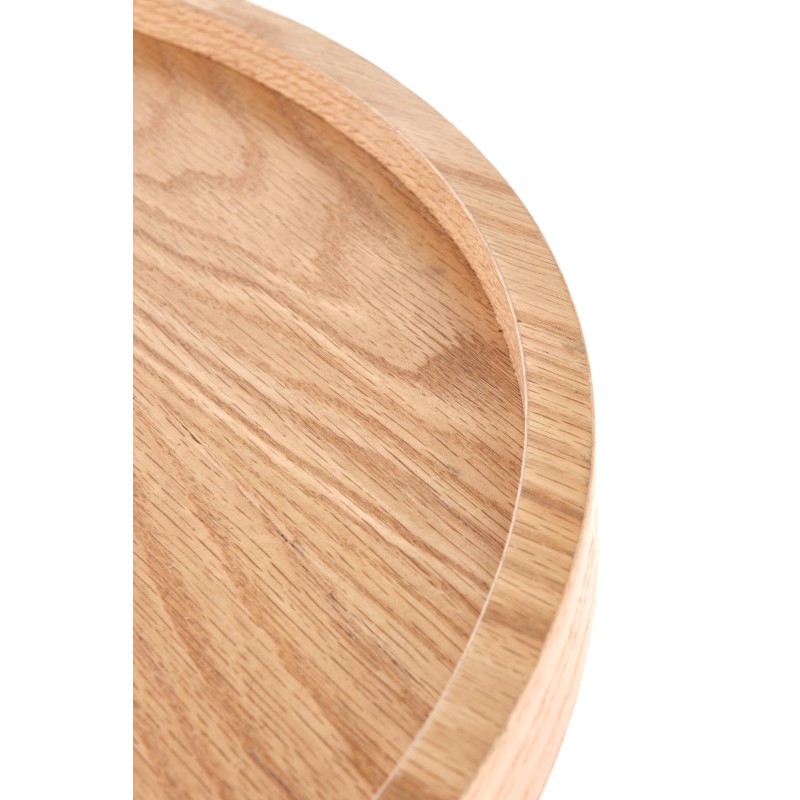 FLORENCE ława dąb naturalny/czarny (1p 1szt)