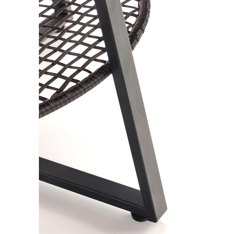 FLORENCE ława dąb naturalny/czarny (1p 1szt)