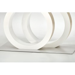 GALARDO stół rozkładany, biały / złoty (3p 1szt)