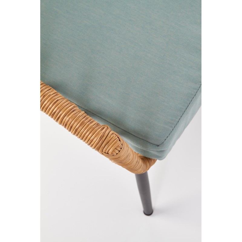 GARDENA 2S fotel podwójny czarny / naturalny / popielaty (1p 1szt)