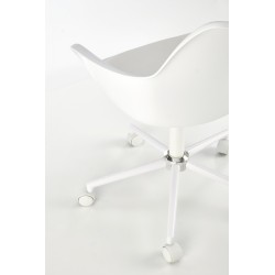 GASLY fotel młodzieżowy biały (1p 1szt)