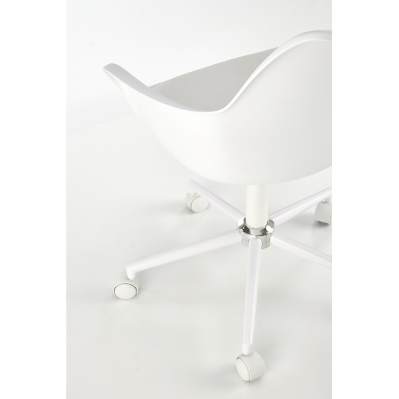 GASLY fotel młodzieżowy biały (1p 1szt)