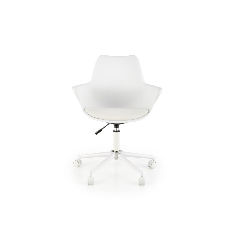 GASLY fotel młodzieżowy biały (1p 1szt)