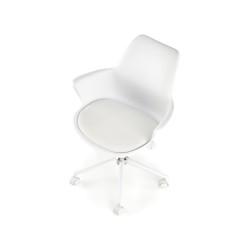 GASLY fotel młodzieżowy biały (1p 1szt)