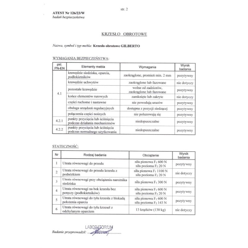 GILBERTO fotel gabinetowy czarny (1p 1szt)