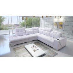 Prisma IX corner sofa with sleeping function, USB port, and bedding storage - Velvet | Pet friendly, Terra 80 Prisma IX corner sofa with sleeping function, USB port, and bedding storage - Velvet | Pet friendly, Terra 80
