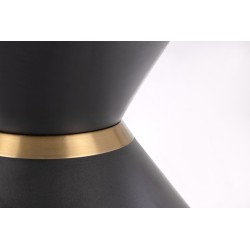 GORETTI ława biały marmur / czarny (2p 1szt)