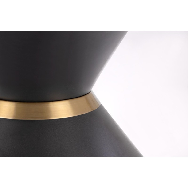 GORETTI ława biały marmur / czarny (2p 1szt)