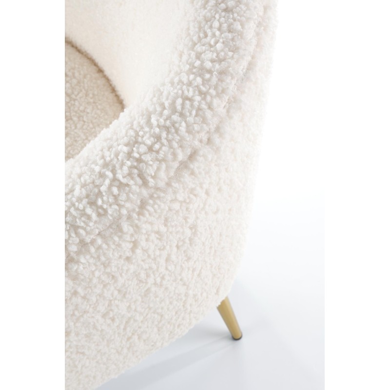 GRIFON 2 fotel wypoczynkowy kremowy / naturalny (1p 1szt))