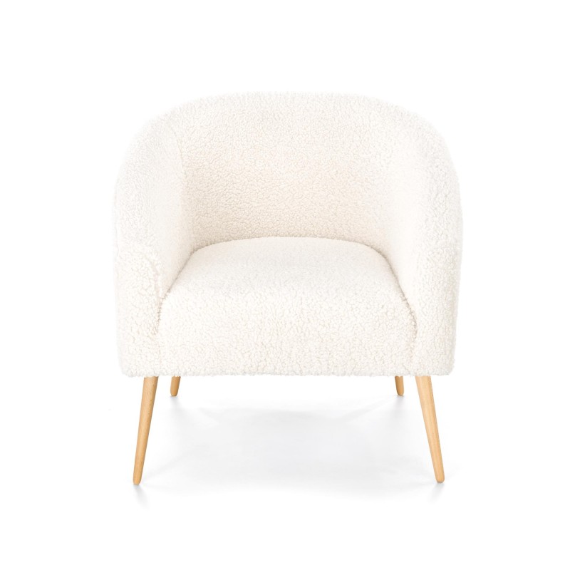 GRIFON 2 fotel wypoczynkowy kremowy / naturalny (1p 1szt))