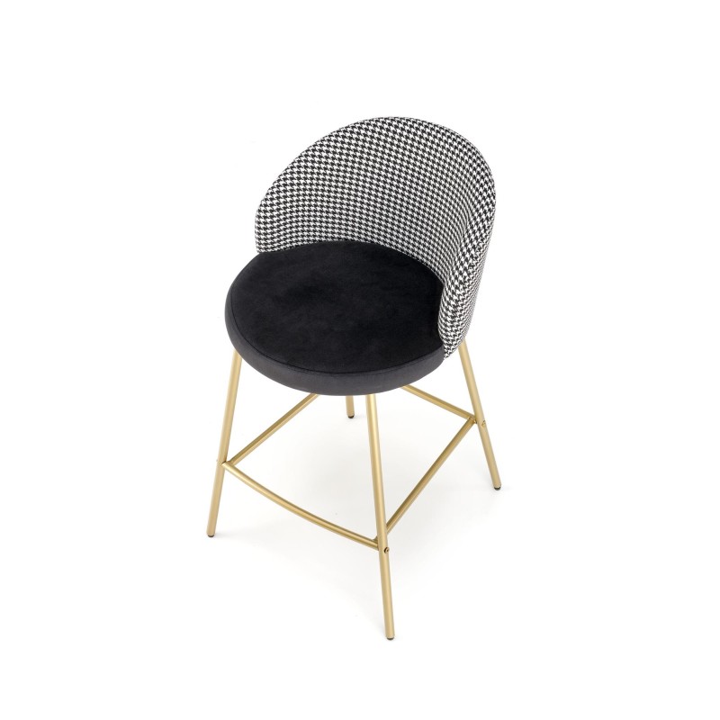 H113 hoker czarny / biały (2p 2szt)