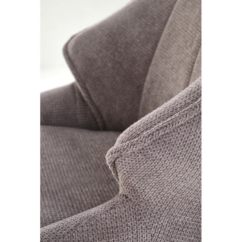 H122 hoker nogi - czarny, siedzisko - popielaty (1p 2szt)