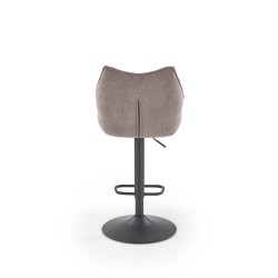 H122 hoker nogi - czarny, siedzisko - popielaty (1p 2szt)