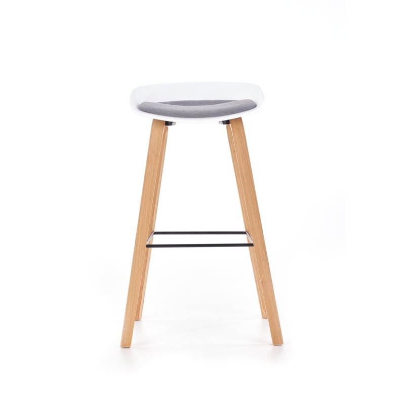 H86 hoker biało / popiel (1p 2szt)