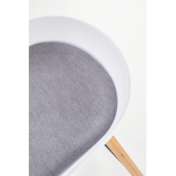 H86 hoker biało / popiel (1p 2szt)