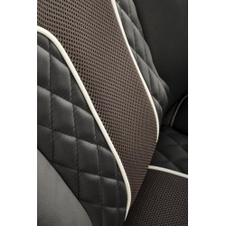 HAMLET fotel gabinetowy czarny / popielaty (1p 1szt)