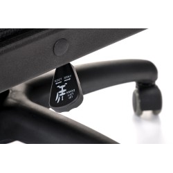 HARBOR fotel gabinetowy czarny