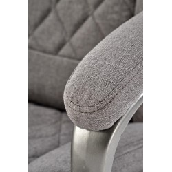 HELDER 2 fotel gabinetowy popielaty (1p 1szt)