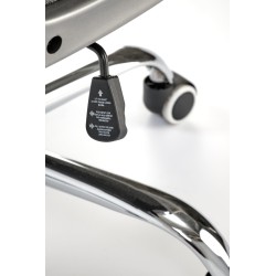 HELDER 2 fotel gabinetowy popielaty (1p 1szt)