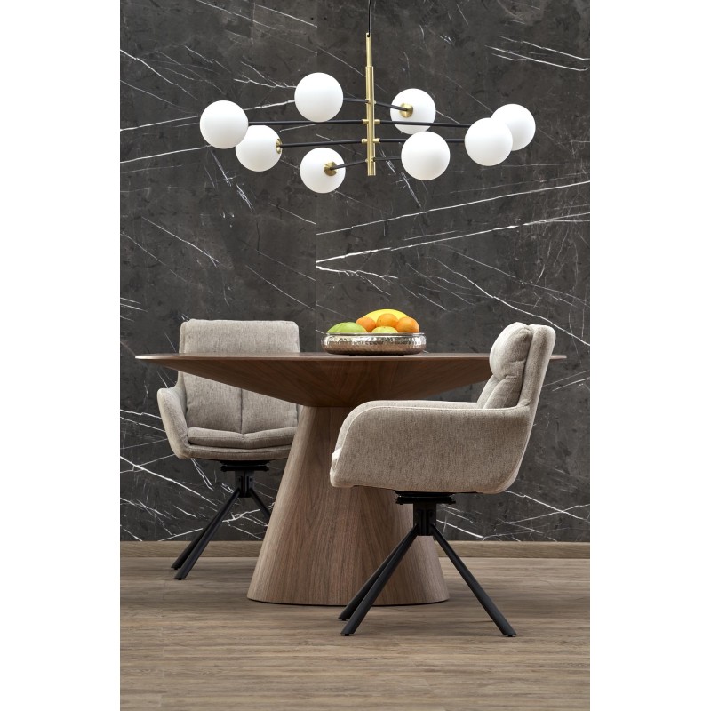 HENDERSON stół okrągły, orzechowy (2p 1szt)