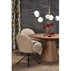 HENDERSON stół okrągły, orzechowy (2p 1szt)