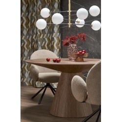 HENDERSON stół okrągły, orzechowy (2p 1szt)