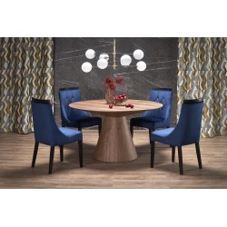 HENDERSON stół okrągły, orzechowy (2p 1szt)