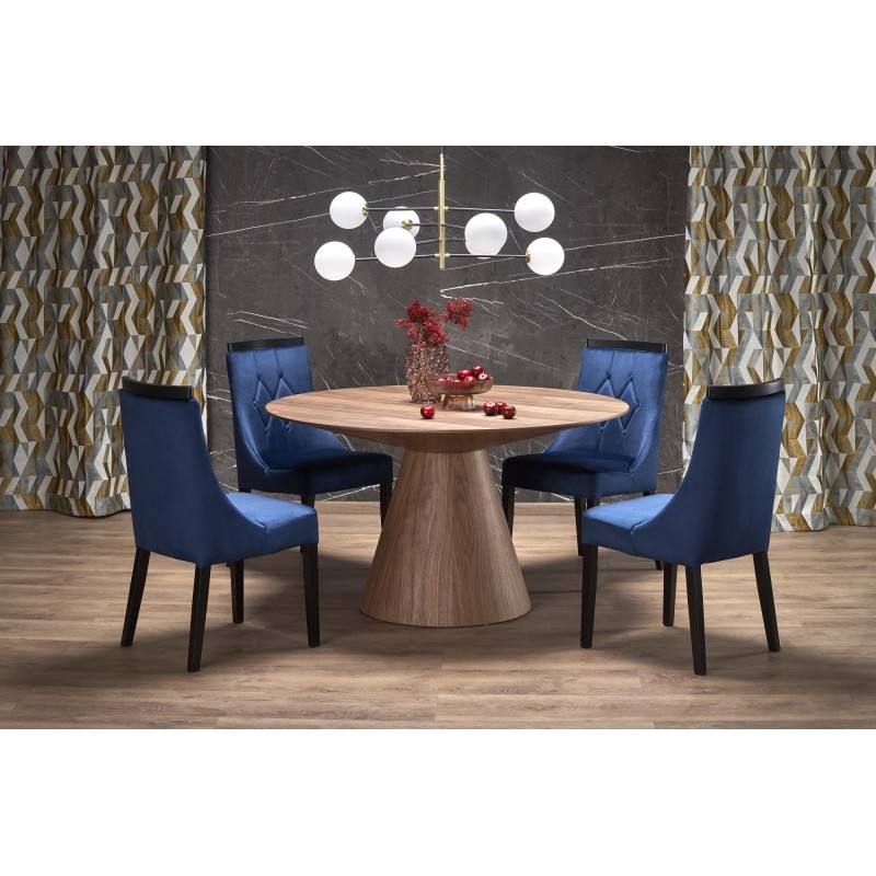 HENDERSON stół okrągły, orzechowy (2p 1szt)