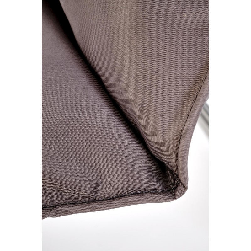 HUDSON, zestaw ogrodowy ( sofa, fotel 2x, ława ), popielaty / brązowy (1p 1zestaw)