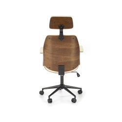 IGNAZIO fotel obrotowy, orzechowy-kremowy (1p 1szt)