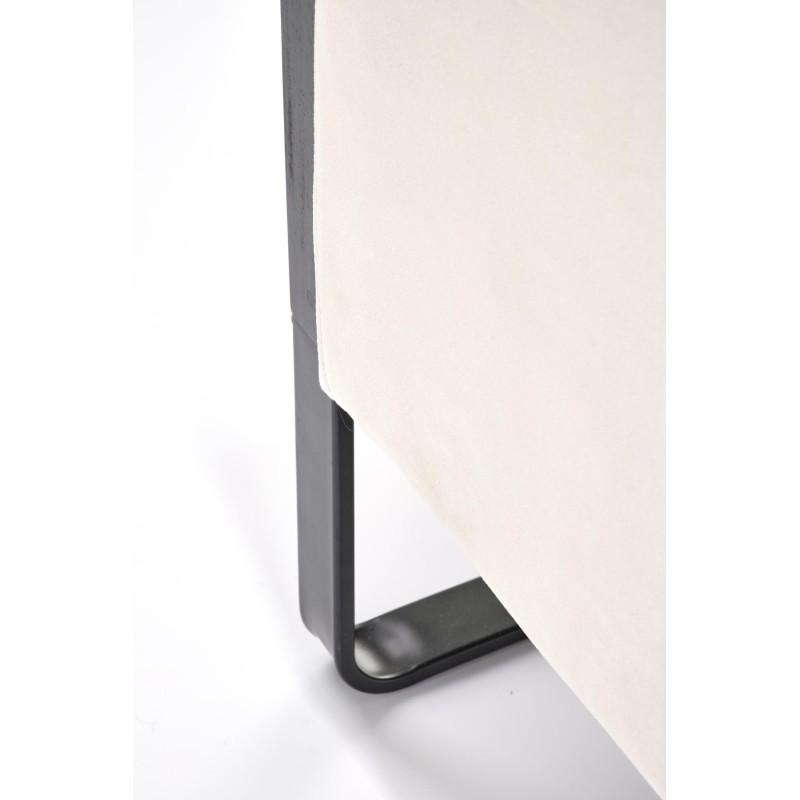 ILARIO fotel wypoczynkowy, czarny / naturalny (1p 1szt)